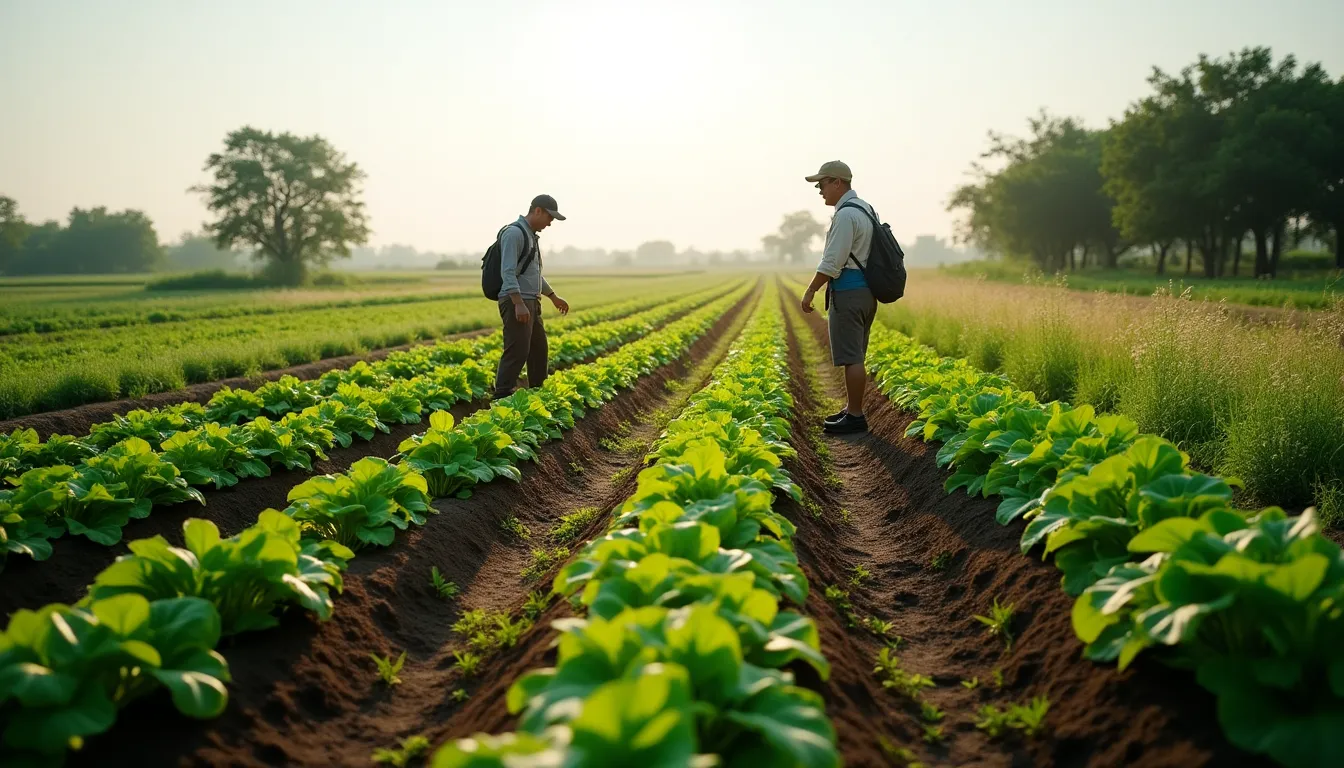 Nachhaltige Landwirtschaft: Ein Referat über ökologisch verantwortungsbewusste Landbewirtschaftung