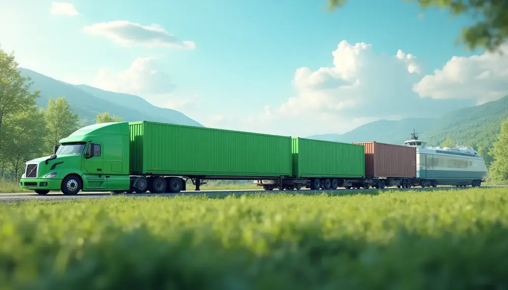 Nachhaltigkeit im internationalen Transport: Maßnahmen und Strategien